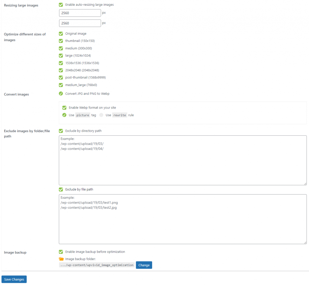 WPvivid pro plugins settings 2