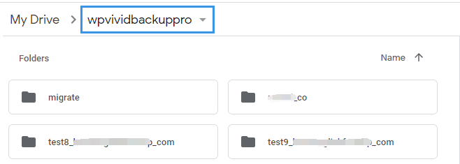 WPvivid backup pro custom backup folder