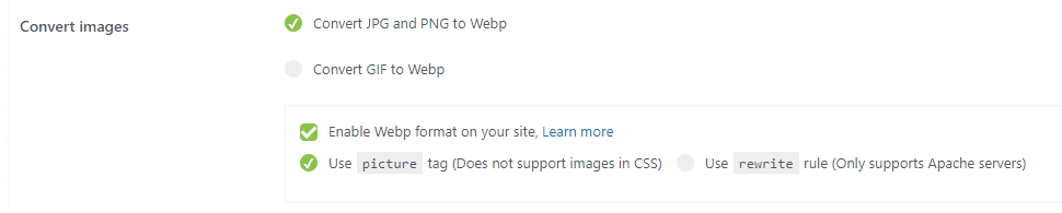 WPvivid Image Optimization Pro WebP Conversion