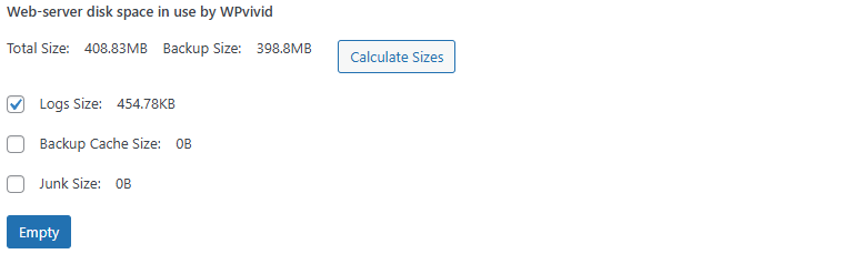 Backup Free Clean Used Disk