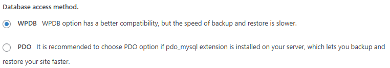 Database Access Method