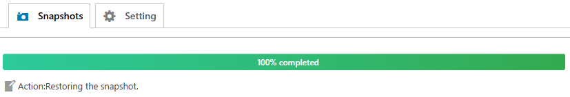 Backup Pro Restore Database Snapshots